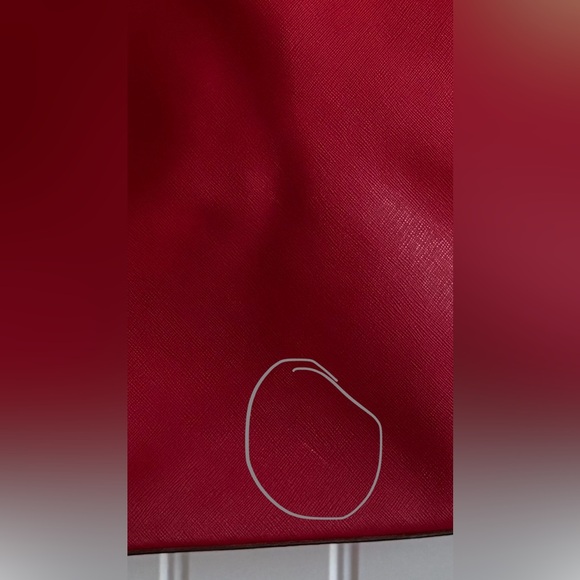 Michael Kors Cherry Red Tote - Picture 8 of 8